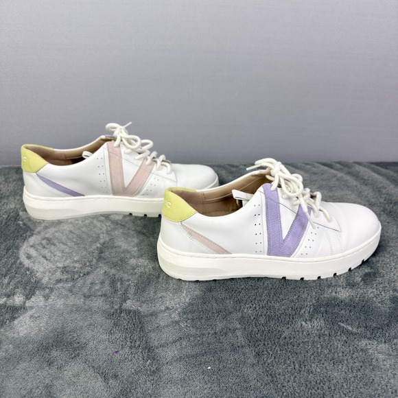 Vionic Women‎ Size 9.5 Accent Sneakers Leather Casual Comfort Shoes - Picture 8 of 12